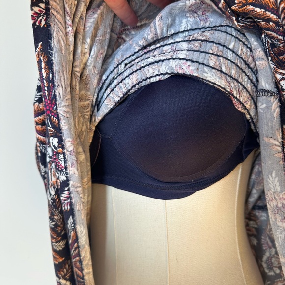 Uniqlo tropical print women smoked maxi dress size small - Picture 7 of 8